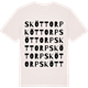 Vintage White t-shirt med Sköttorp ordlek t-shirt
