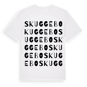 Skuggebo ordlek t-shirt – ekologisk bomull t-shirt från Pinshirt