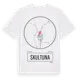 White t-shirt med Skultuna t-shirt