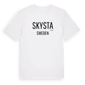 Skysta i Sverige t-shirt – ekologisk bomull t-shirt från Pinshirt