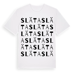 Släta ordlek t-shirt – ekologisk bomull t-shirt från Pinshirt