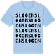 Blue Soul t-shirt med Slogen ordlek t-shirt