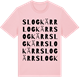 Pink Cotton t-shirt med Slogkärr ordlek t-shirt