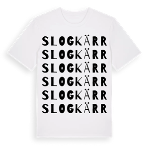 Slogkärr ordlek t-shirt – ekologisk bomull t-shirt från Pinshirt