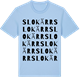 Blue Soul t-shirt med Slokärr ordlek t-shirt