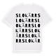 Slokärr ordlek t-shirt