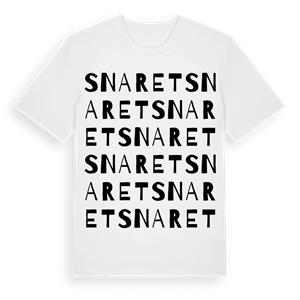 Snaret ordlek t-shirt – ekologisk bomull t-shirt från Pinshirt