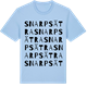 Blue Soul t-shirt med Snarpsätra ordlek t-shirt