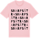 Pink Cotton t-shirt med Snarpsätra ordlek t-shirt