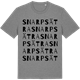 Mid Heather Gray t-shirt med Snarpsätra ordlek t-shirt
