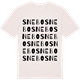 Vintage White t-shirt med Snebo ordlek t-shirt
