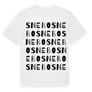 Snebo ordlek t-shirt – ekologisk bomull t-shirt från Pinshirt