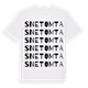 Snetomta ordlek t-shirt