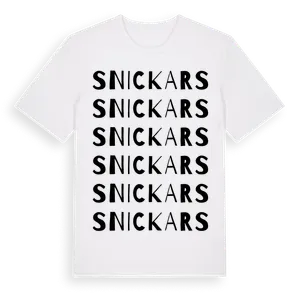 Snickars ordlek t-shirt – ekologisk bomull t-shirt från Pinshirt