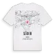 Söder karta t-shirt