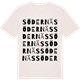 Vintage White t-shirt med Södernäs ordlek t-shirt