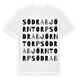 Södra Björntorp ordlek t-shirt
