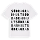 Södra Granhult ordlek t-shirt