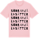 Pink Cotton t-shirt med Södra Hjälmsätter ordlek t-shirt