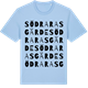 Blue Soul t-shirt med Södra Rasgärde ordlek t-shirt