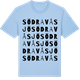 Blue Soul t-shirt med Södra Våsjö ordlek t-shirt