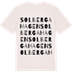 Vintage White t-shirt med Solbergahagen ordlek t-shirt