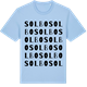Blue Soul t-shirt med Solbo ordlek t-shirt