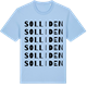 Blue Soul t-shirt med Solliden ordlek t-shirt