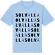 Blue Soul t-shirt med Solvalla ordlek t-shirt