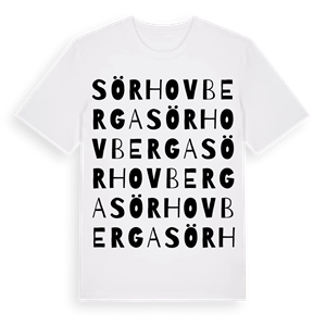 Sör Hovberga ordlek t-shirt – ekologisk bomull t-shirt från Pinshirt