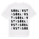 Sör Kivsta ordlek t-shirt