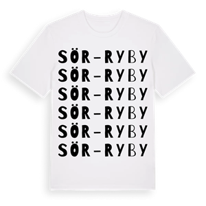 Sör-Ryby ordlek t-shirt – ekologisk bomull t-shirt från Pinshirt