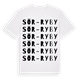 Sör-Ryby ordlek t-shirt
