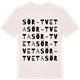 Vintage White t-shirt med Sör-Tveta ordlek t-shirt
