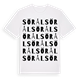 Sörål ordlek t-shirt