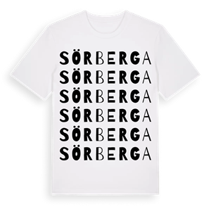 Sörberga ordlek t-shirt – ekologisk bomull t-shirt från Pinshirt