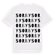 Sorby ordlek t-shirt