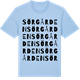 Blue Soul t-shirt med Sörgården ordlek t-shirt