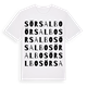 Sörsalbo ordlek t-shirt