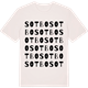 Vintage White t-shirt med Sotbo ordlek t-shirt