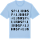 Blue Soul t-shirt med Spalund ordlek t-shirt