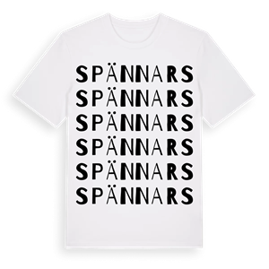 Spännars ordlek t-shirt – ekologisk bomull t-shirt från Pinshirt
