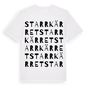 Starrkärret ordlek t-shirt – ekologisk bomull t-shirt från Pinshirt