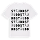 Stäudd ordlek t-shirt