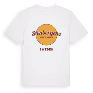 Stenbergens cirkel t-shirt – ekologisk bomull t-shirt från Pinshirt