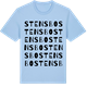 Blue Soul t-shirt med Stensbo ordlek t-shirt