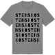Mid Heather Gray t-shirt med Stensbo ordlek t-shirt