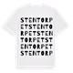 Stentorpet ordlek t-shirt