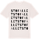 Vintage White t-shirt med Stofallet ordlek t-shirt