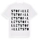 Stofallet ordlek t-shirt